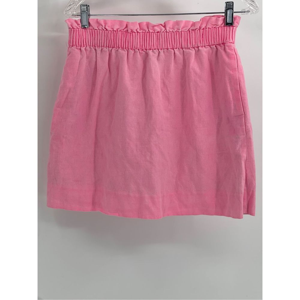 J. Crew‎ Skirt Paper Bag Waist Women 6 Pink